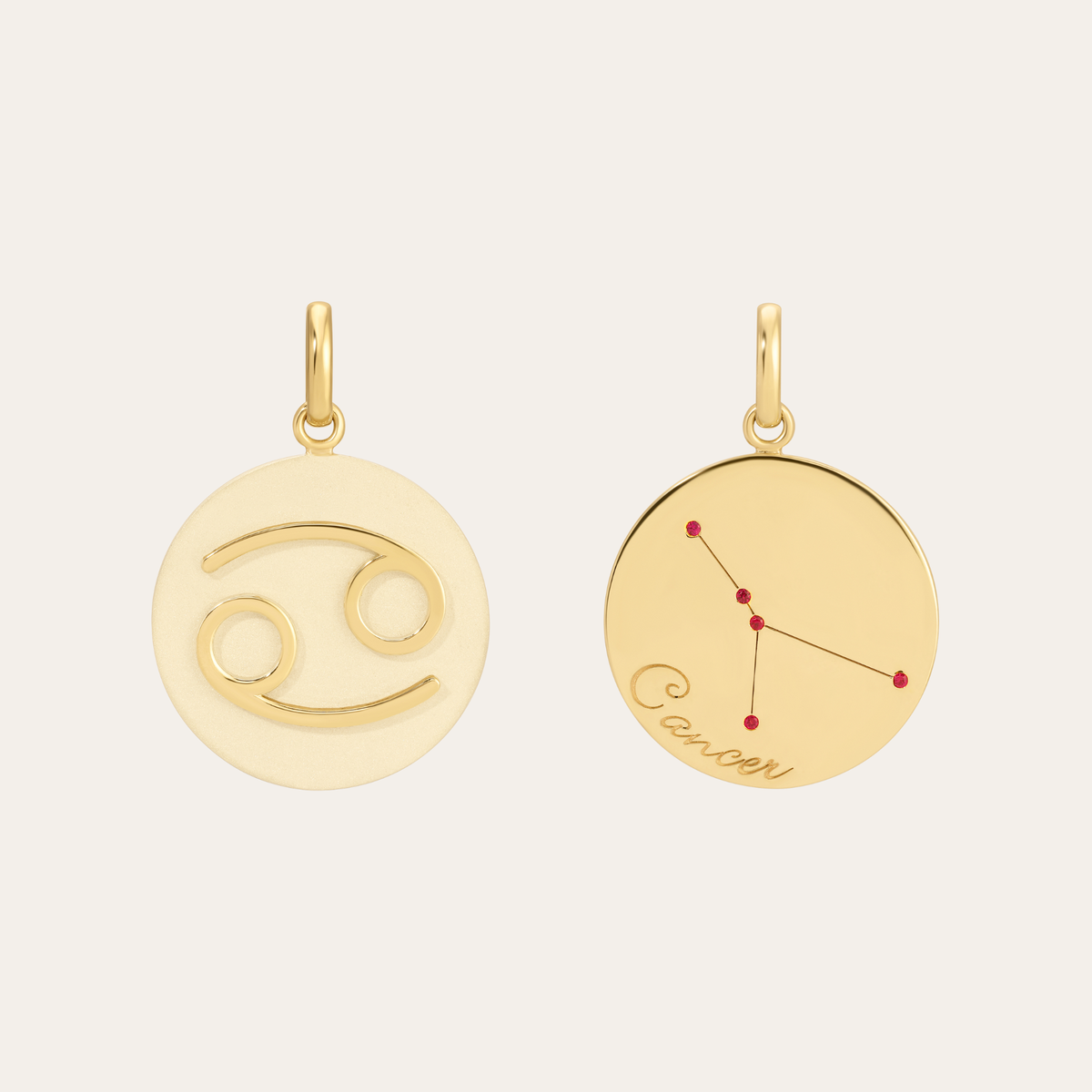 Cosmic Zodiac Coin Pendant