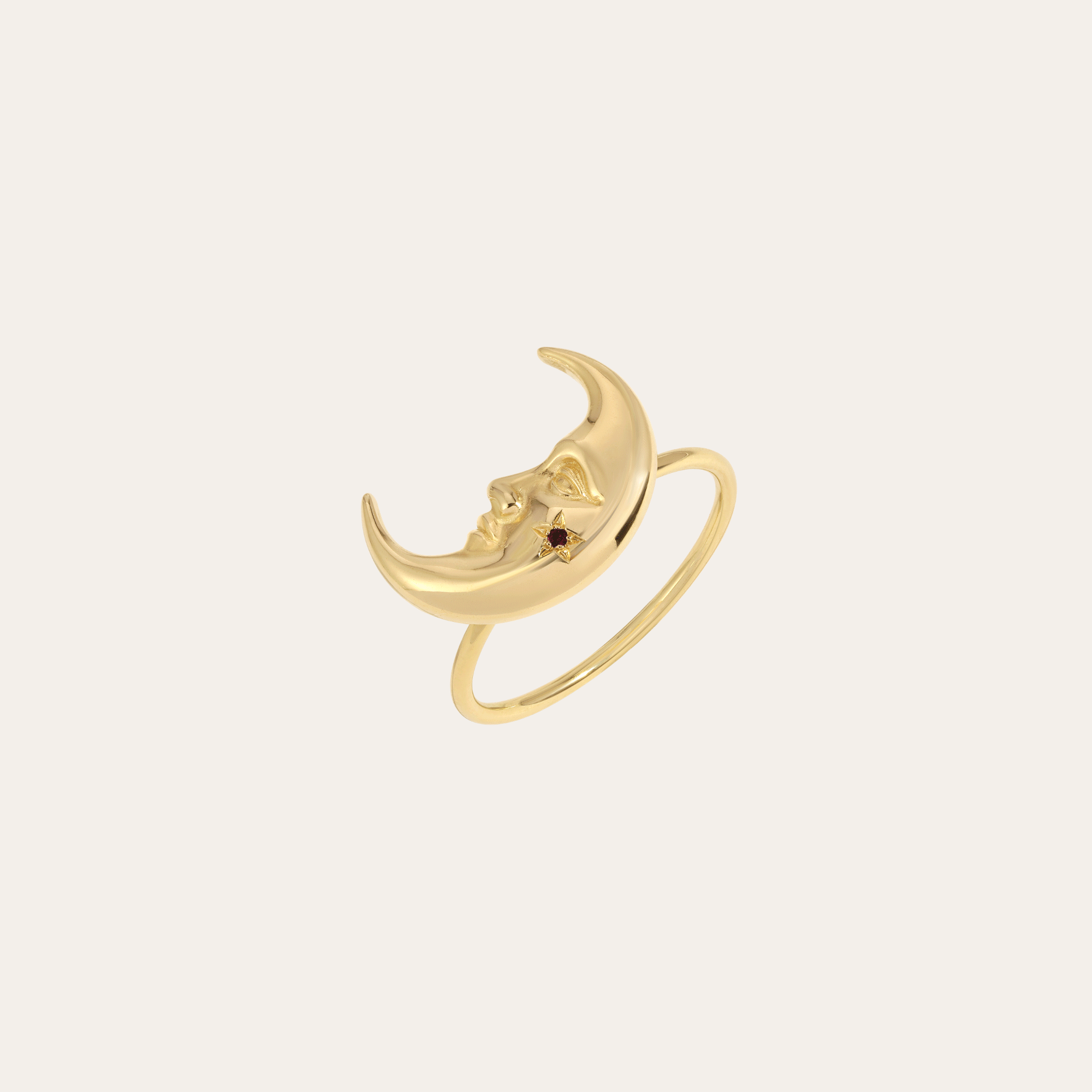Celestial Moon Ring