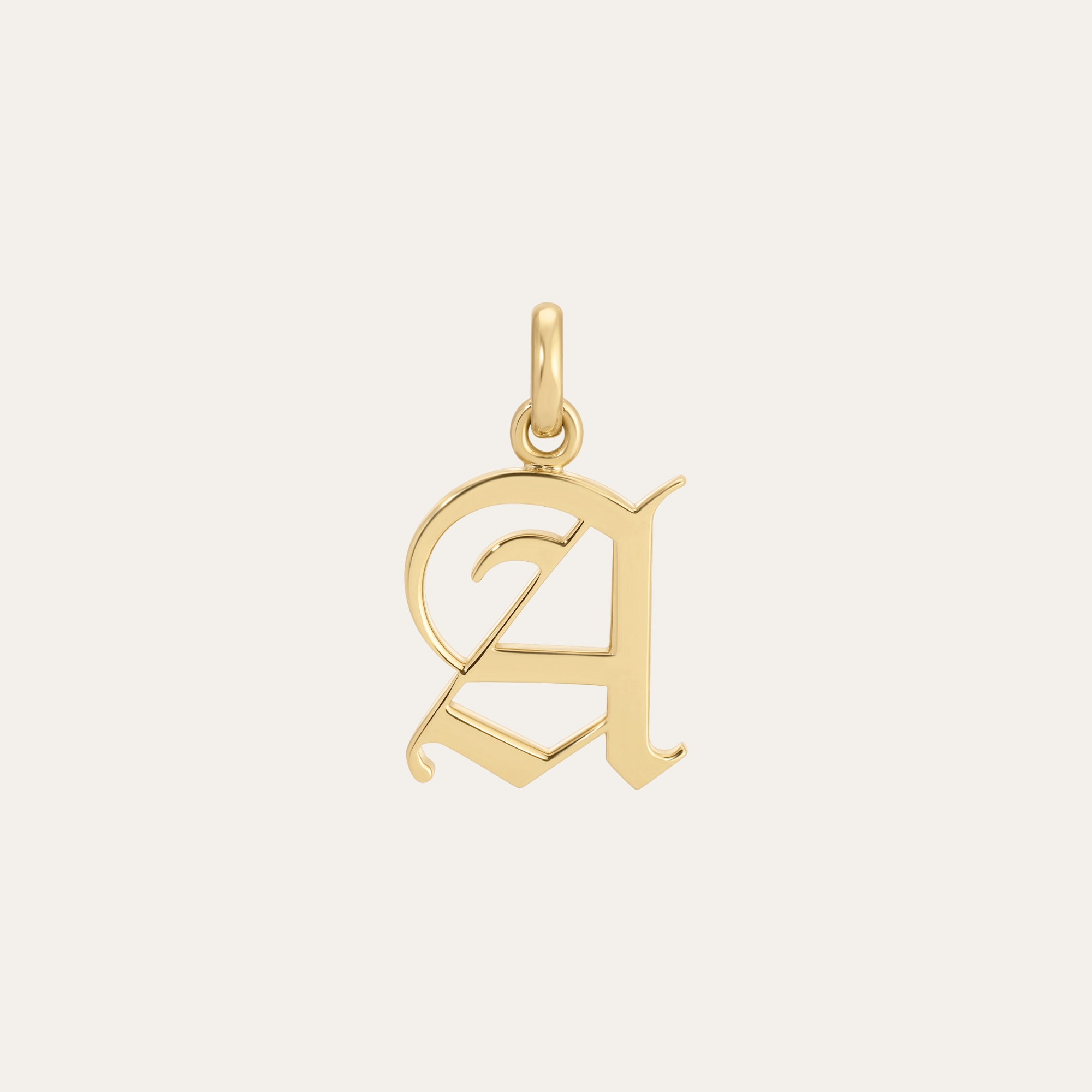 Angel Initial Pendant