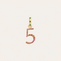 Pave Angel Single Digit Pendant