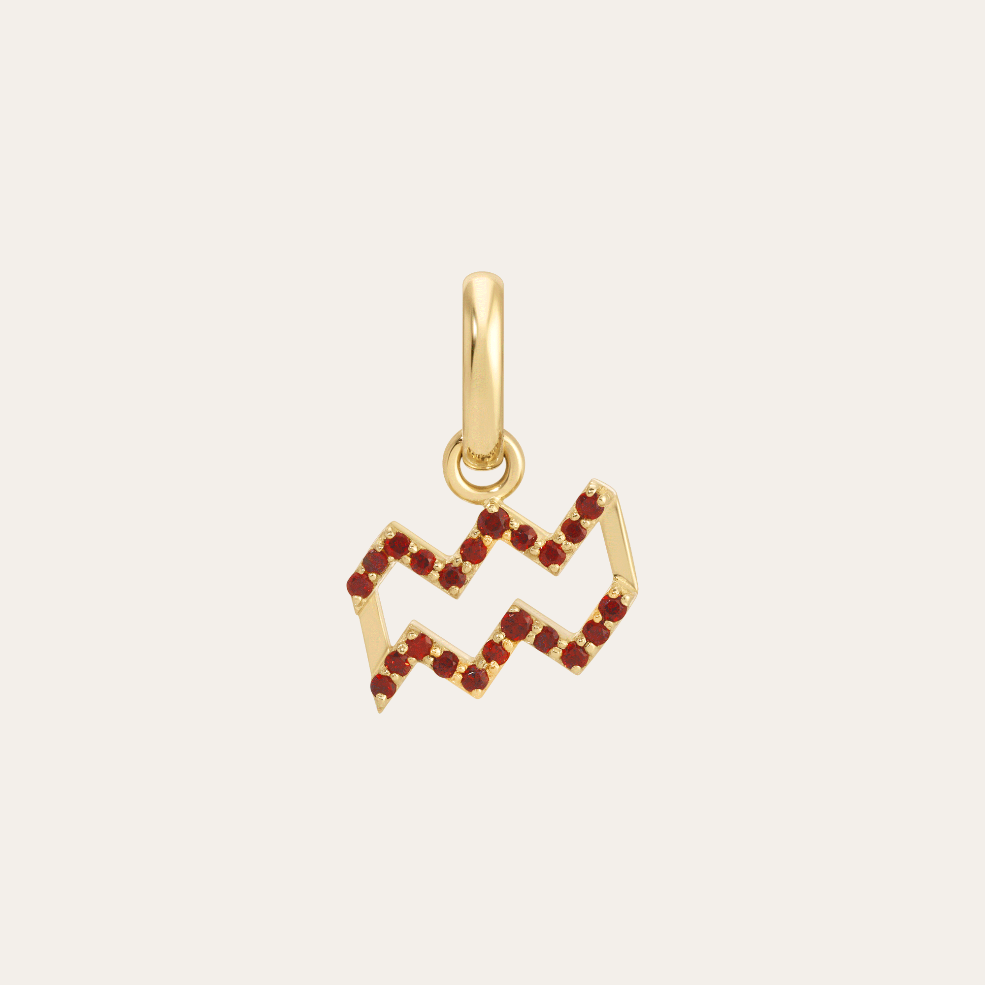 Pave Angel Sign Pendant