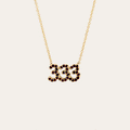 Pave Angel Code Necklace